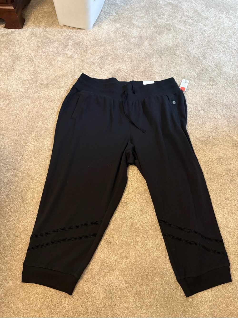 Lane Bryant Black Joggers with Drawstring
